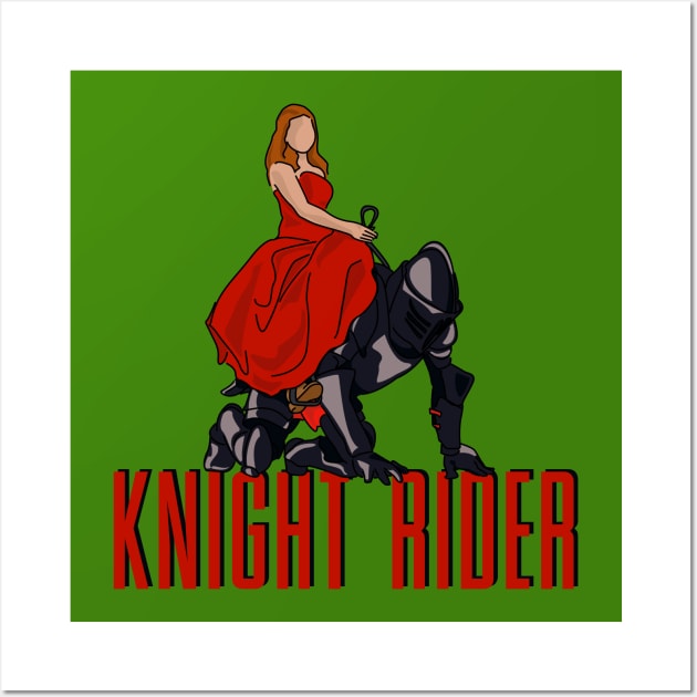 Knight Rider - The Punny Adventure Wall Art by Fun Funky Designs